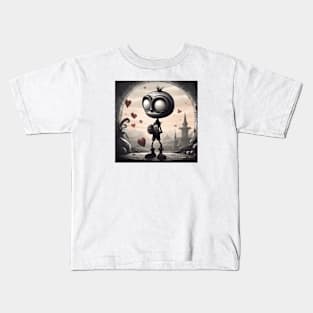 1920s Cuphead Love Kids T-Shirt